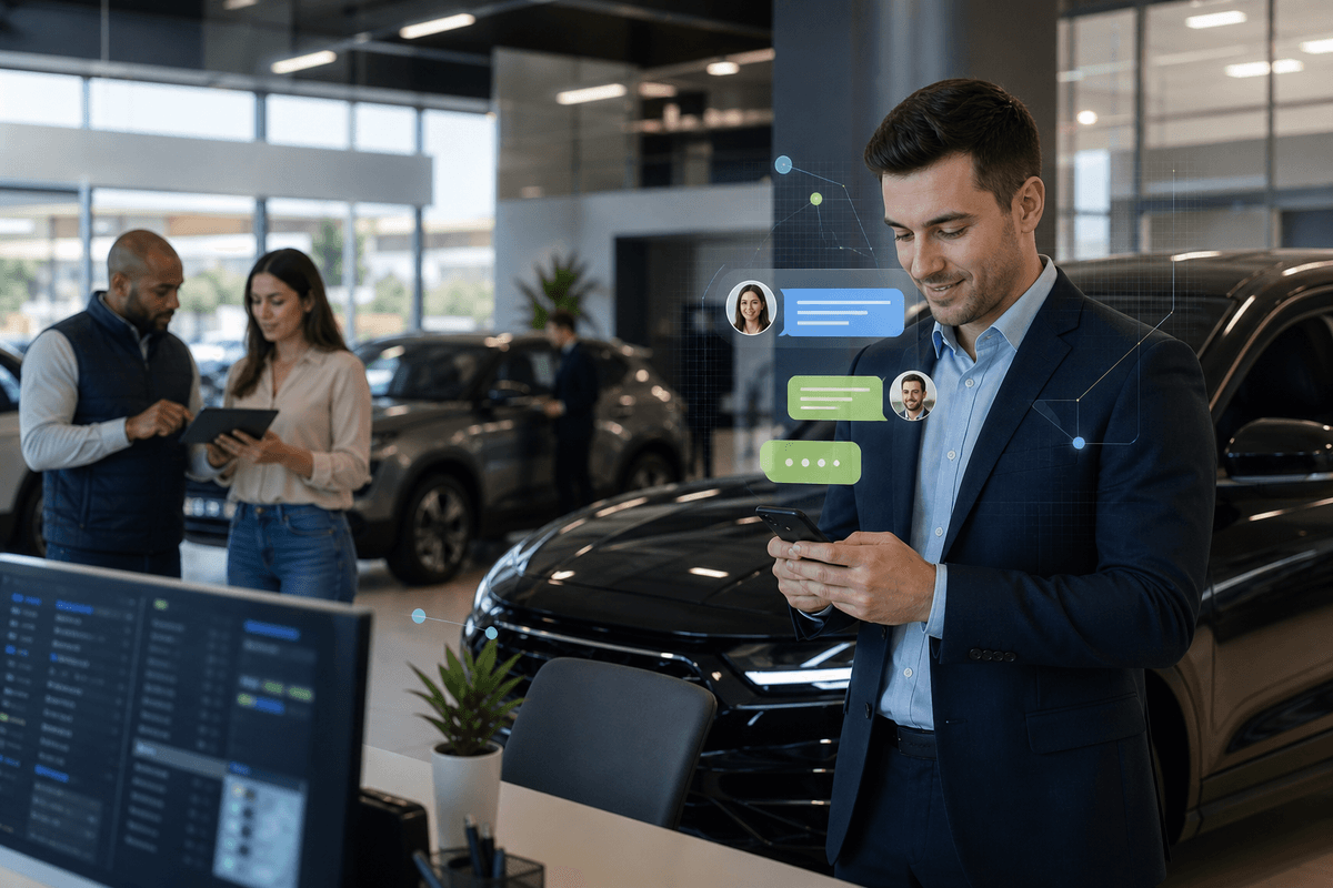TECOBI blog image for How Dealership Texting Software is Changing the Game