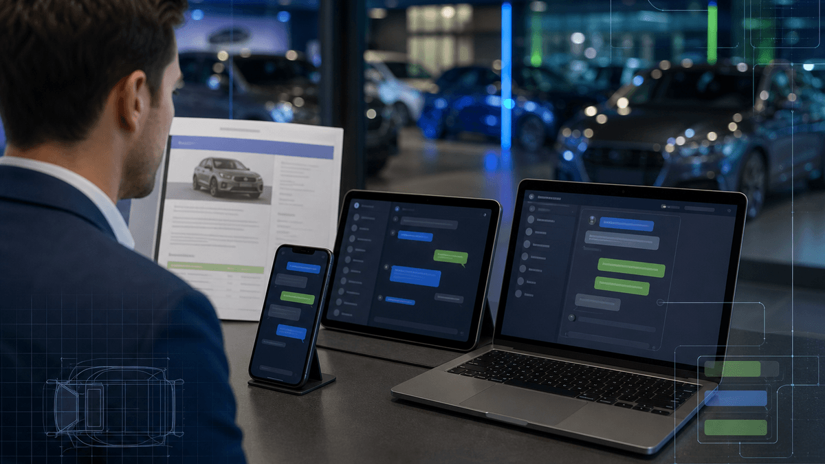 Customer message thread being preserved across phone and desktop without losing prior context
