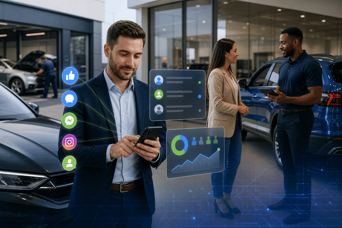 TECOBI blog image for How Dealerships Can Leverage Social Media for Automotive Lead Generation