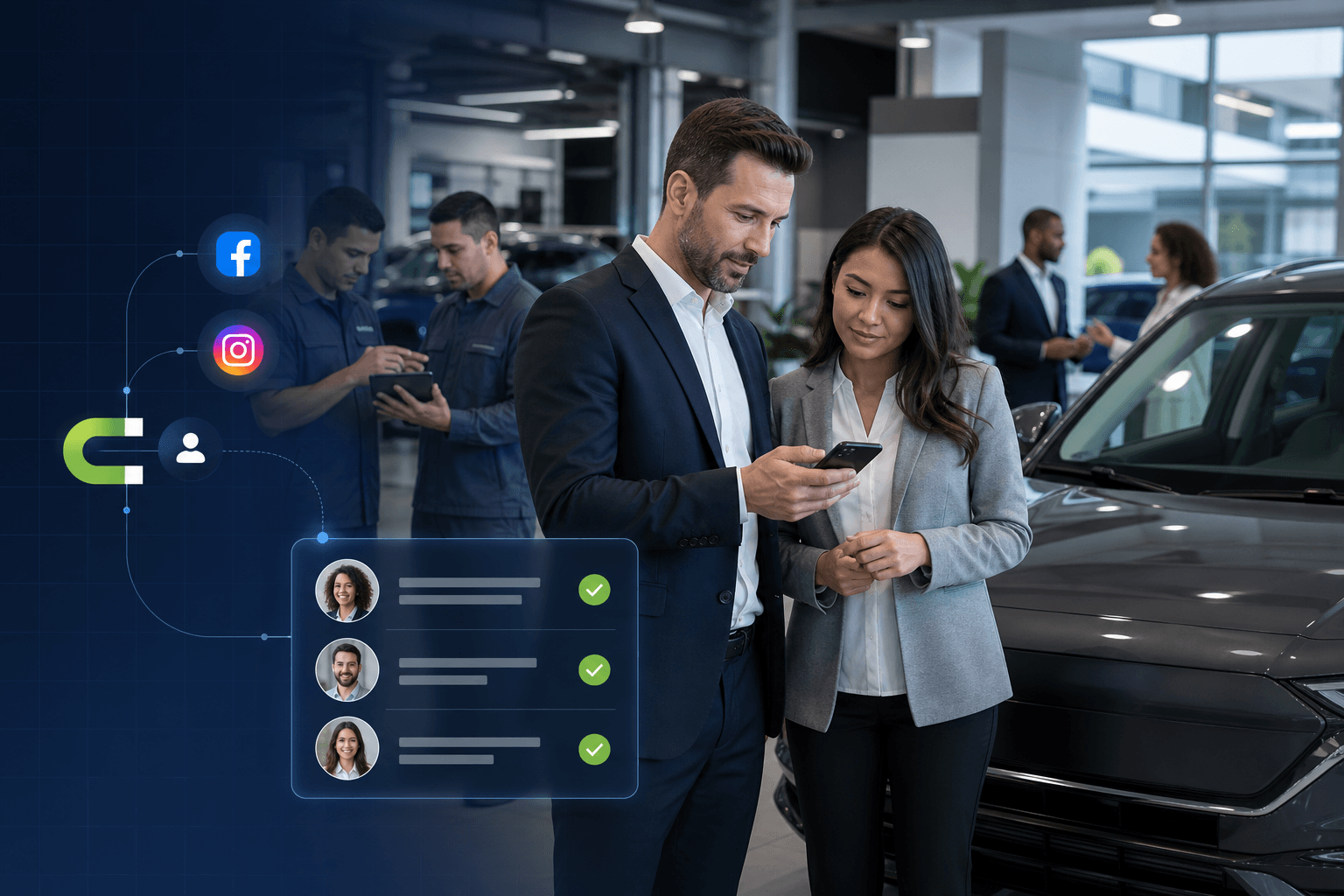 TECOBI blog image for How to Use Facebook and Instagram Ads to Generate High-Quality Auto Leads