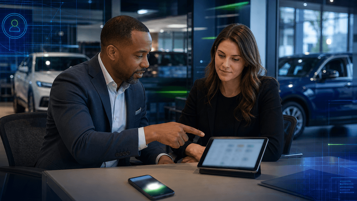 Sales manager and BDC rep deciding whether an inbound reply needs human ownership