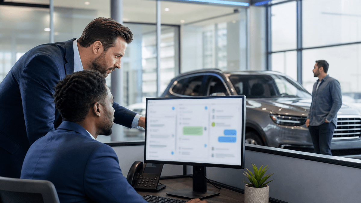 Sales manager identifying a high-intent shopper conversation that needs human intervention