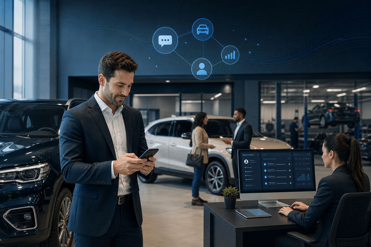 TECOBI blog image for Revolutionizing CRM: How Automotive AI Unlocks Efficient Lead Management