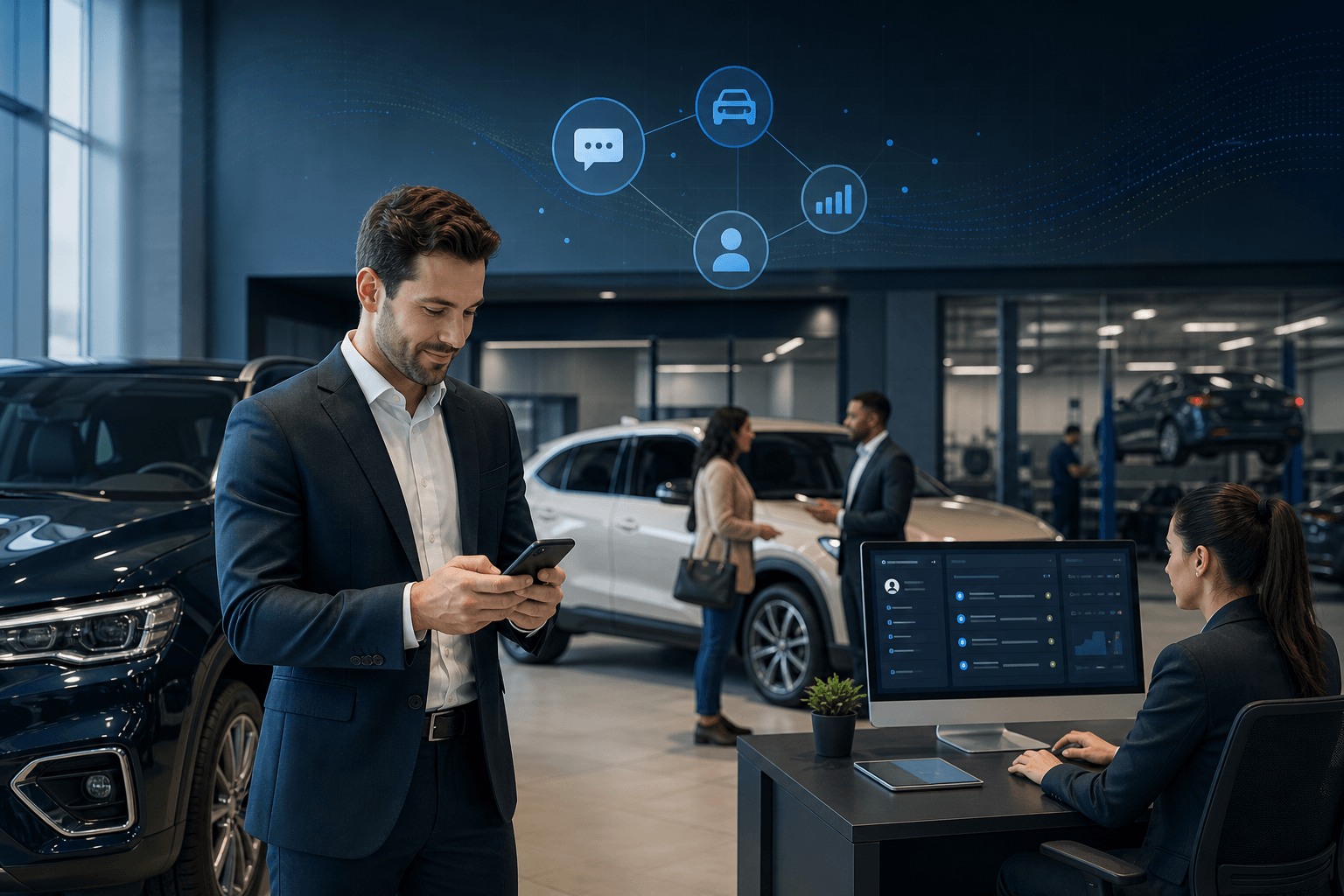 TECOBI blog image for Revolutionizing CRM: How Automotive AI Unlocks Efficient Lead Management