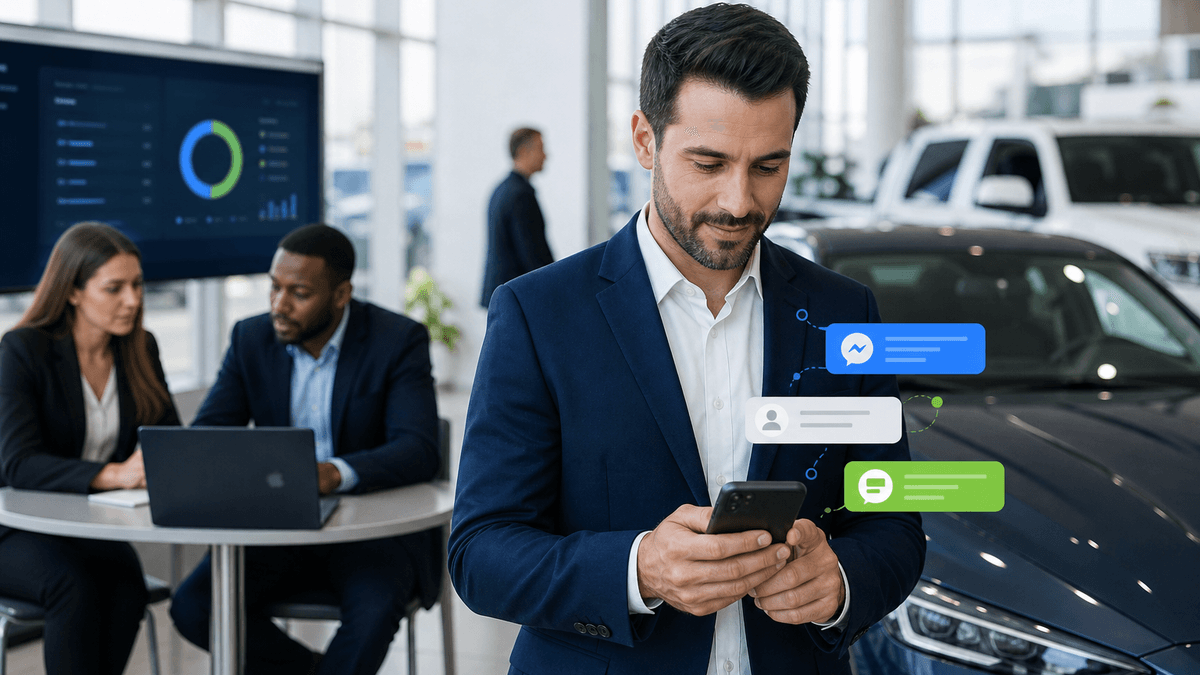 Revolutionizing Dealerships with TECOBI: Overcoming Obstacles and Reinventing Lead Follow-Up - Customer communication workflow
