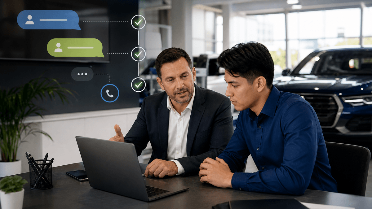 Revolutionizing Lead Follow-Up with Text Messaging for Auto Dealerships - Customer communication workflow