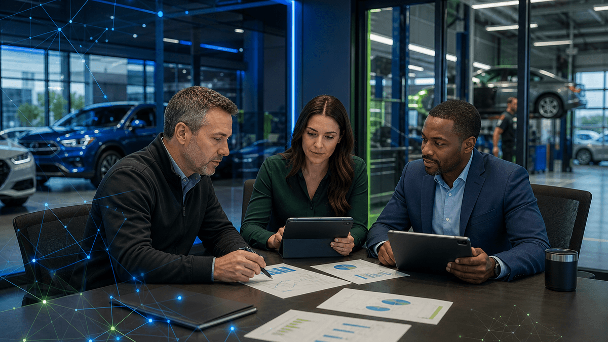 Fixed ops manager inspecting where customer context can disappear between service and sales