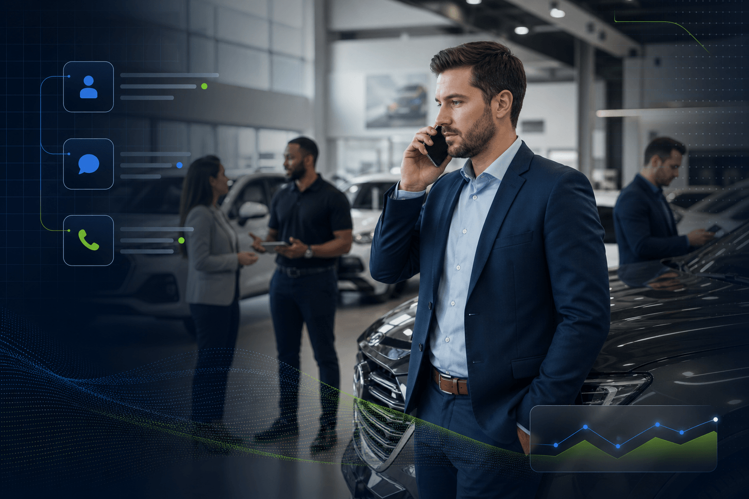 TECOBI blog image for The Art of Connection: Why Car Dealership Salespeople Should Pick Up the Phone