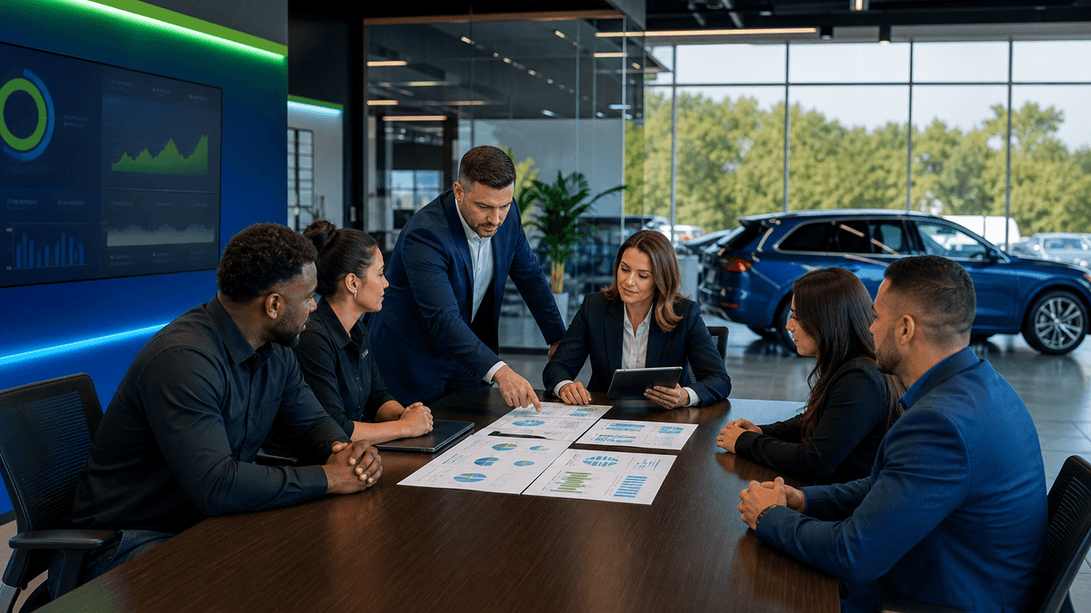 Manager reviewing a user scorecard for CRM adoption