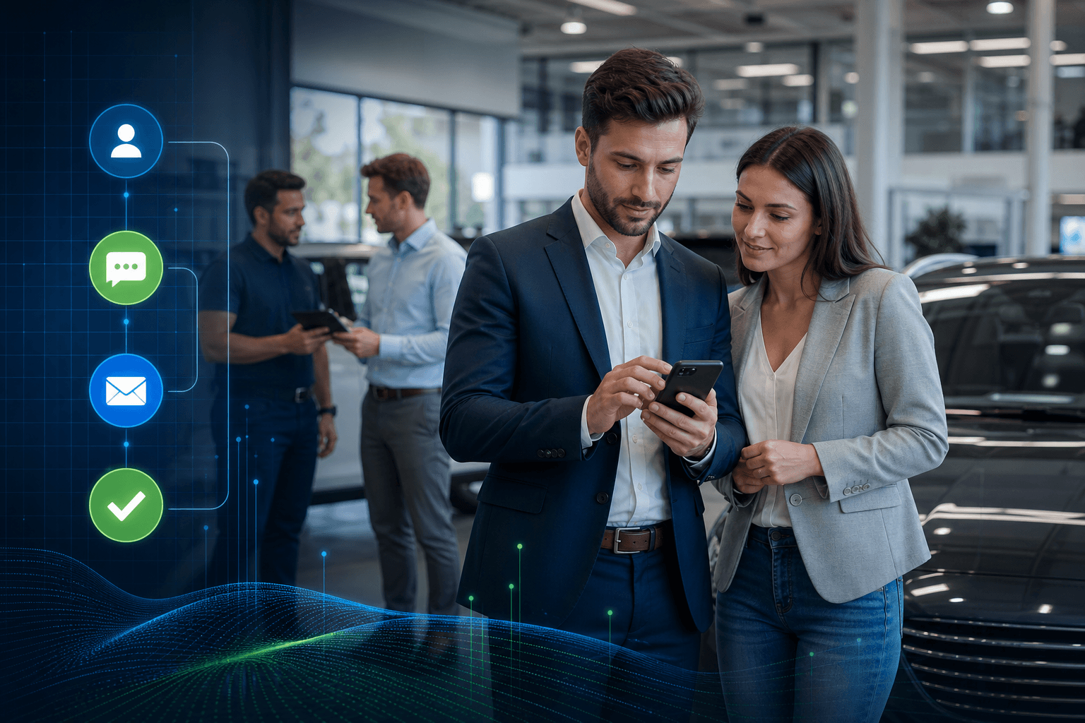 TECOBI blog image for Turning Test Drives into Deals: The Ultimate Guide to Lead Conversion in Automotive Sales