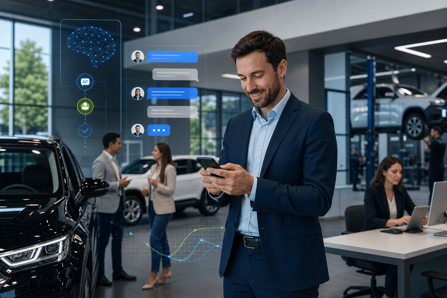 TECOBI blog image for Will Artificial Intelligence replace Automotive Sales People?