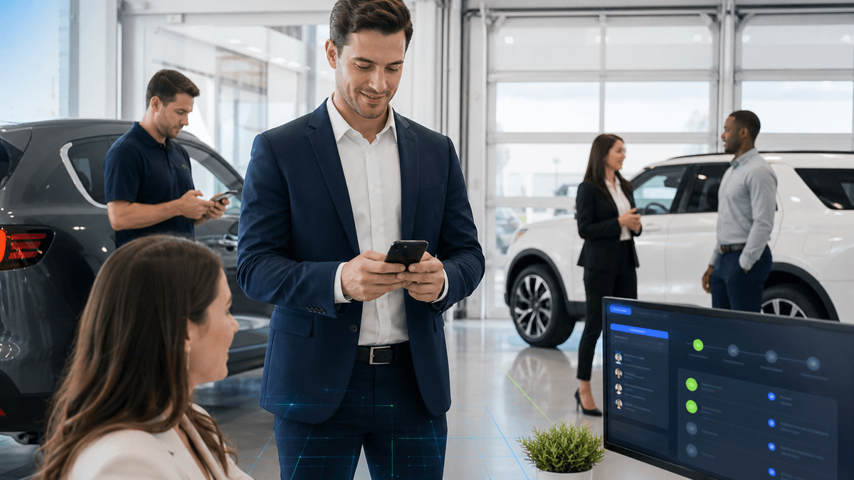 Will Artificial Intelligence replace Automotive Sales People? - Customer communication workflow