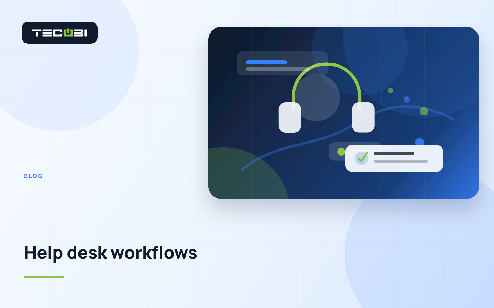 TECOBI article artwork for Future of Help Desks: 2025 and Beyond