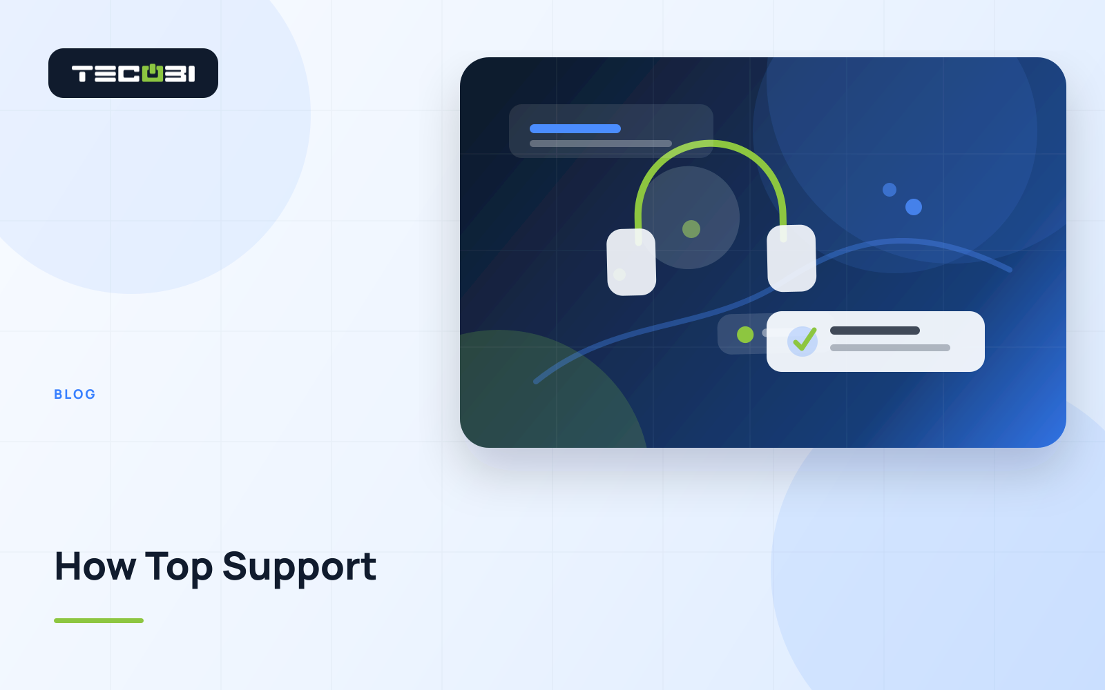 TECOBI article artwork for How Top Support Teams Stay Motivated and Fast