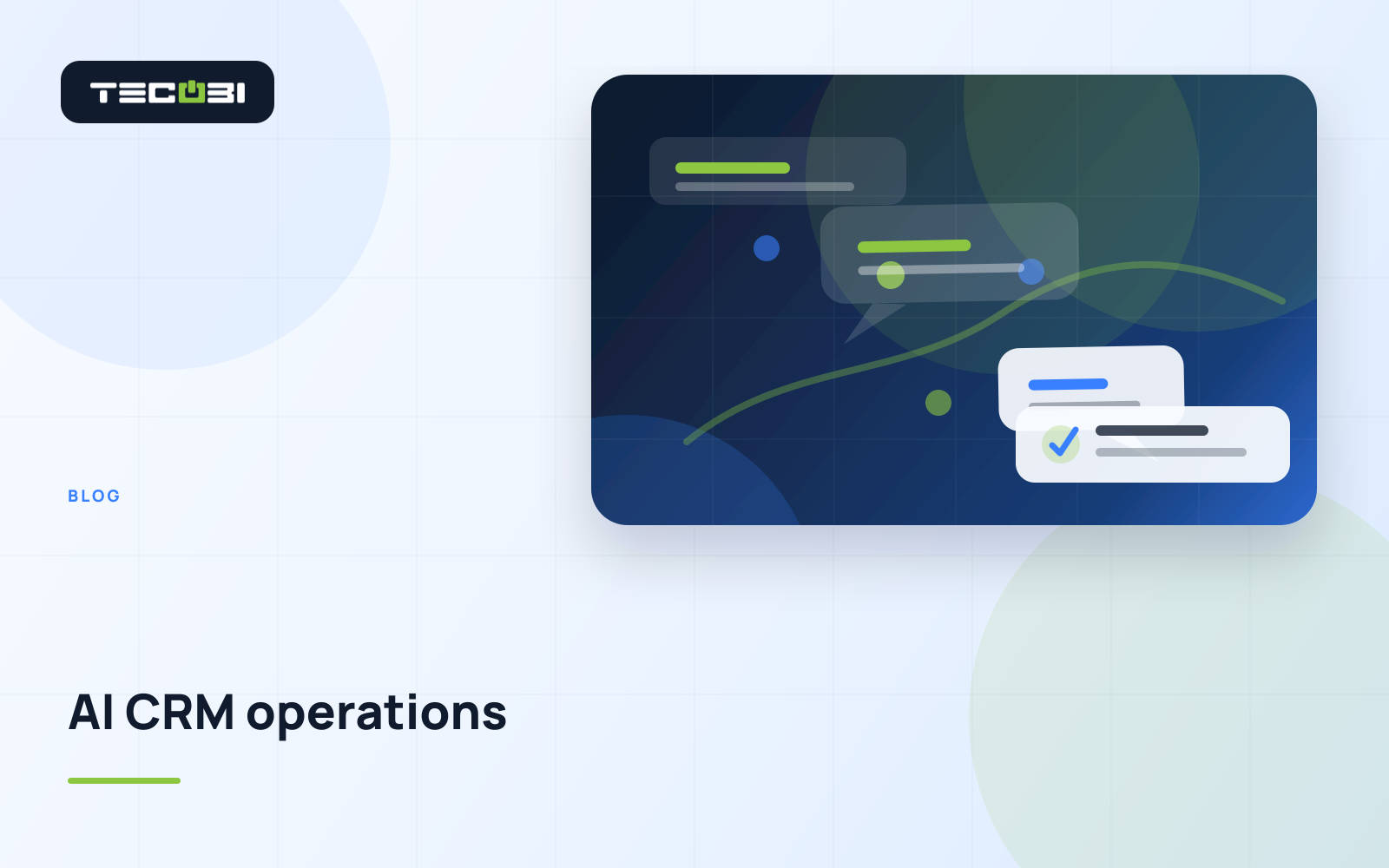 TECOBI article artwork for Revolutionizing CRM: How Automotive AI Unlocks Efficient Lead Management