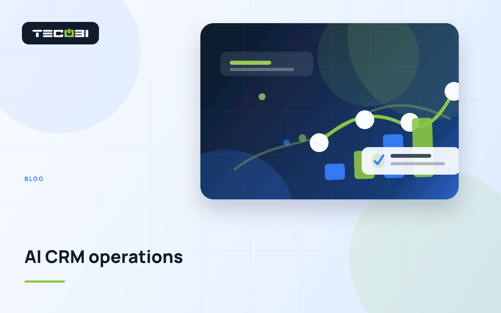 TECOBI article artwork for The Role of AI in Automotive Lead Generation: Smarter, Faster, and More Efficient