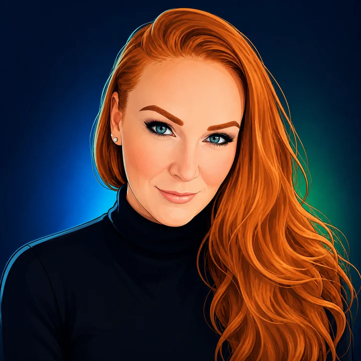 Illustrated portrait of Erin Surrena, General Manager of TECOBI