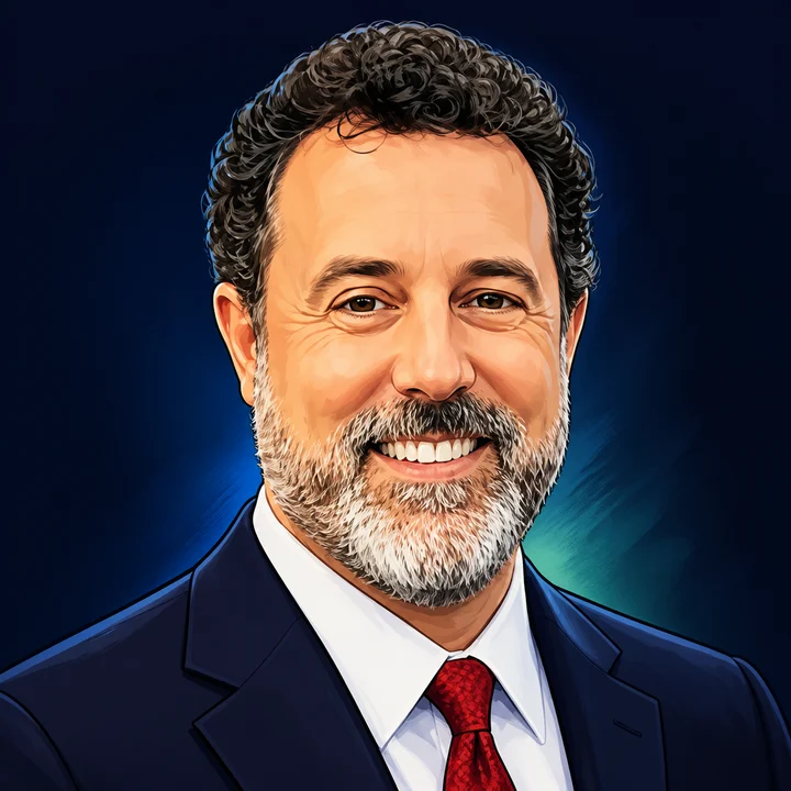 Illustrated portrait of Jim Rudig, Controller at TECOBI