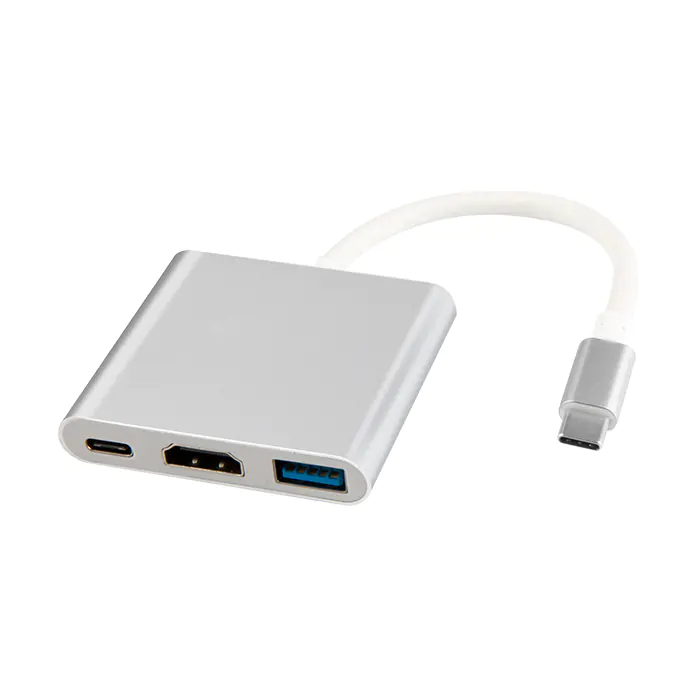 APPACS Adaptador 3 en 1 con HDMI USB PD