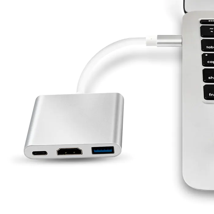 APPACS Adaptador 3 en 1 con HDMI USB PD