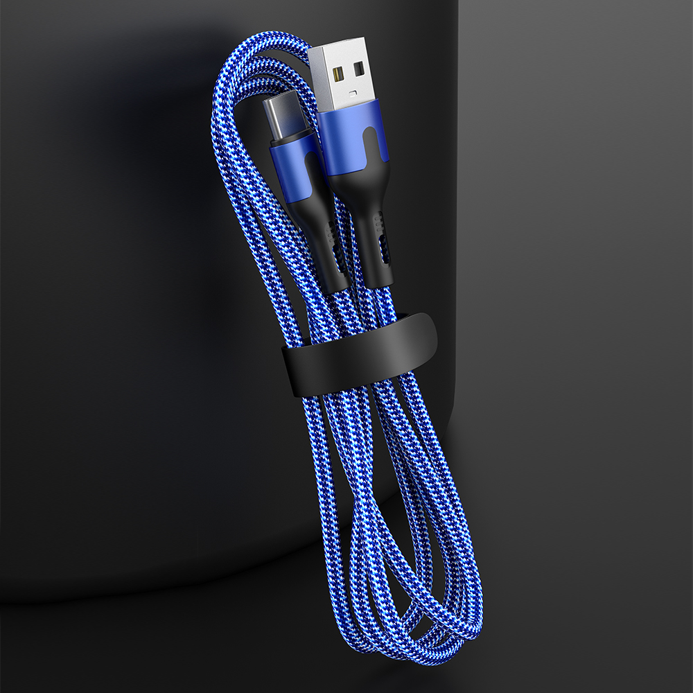 Cable APPACS Tipo C de carga de 2 metros de Nylon y Aluminio