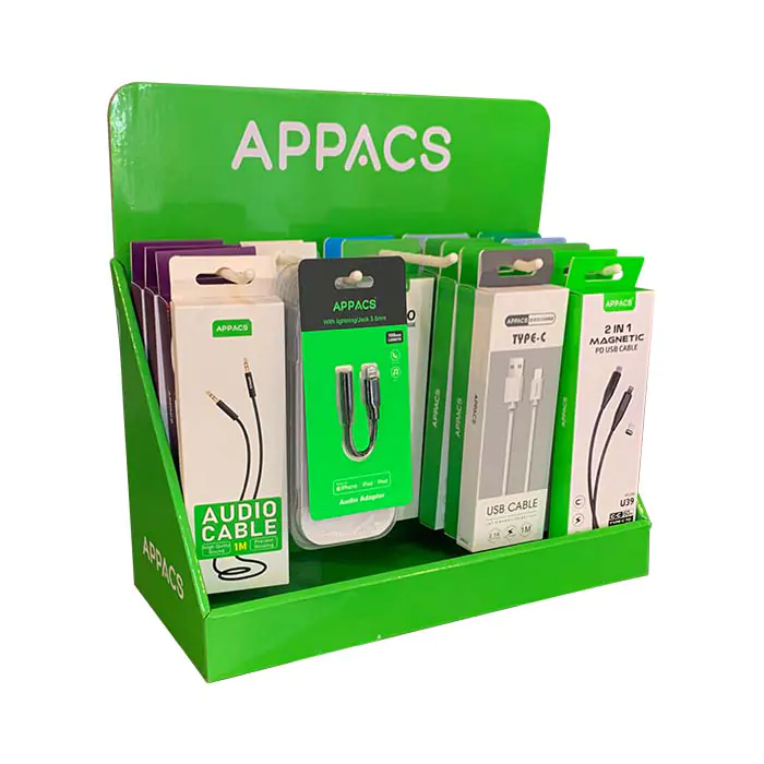 APPACS Exhibidor Promocional de Carton
