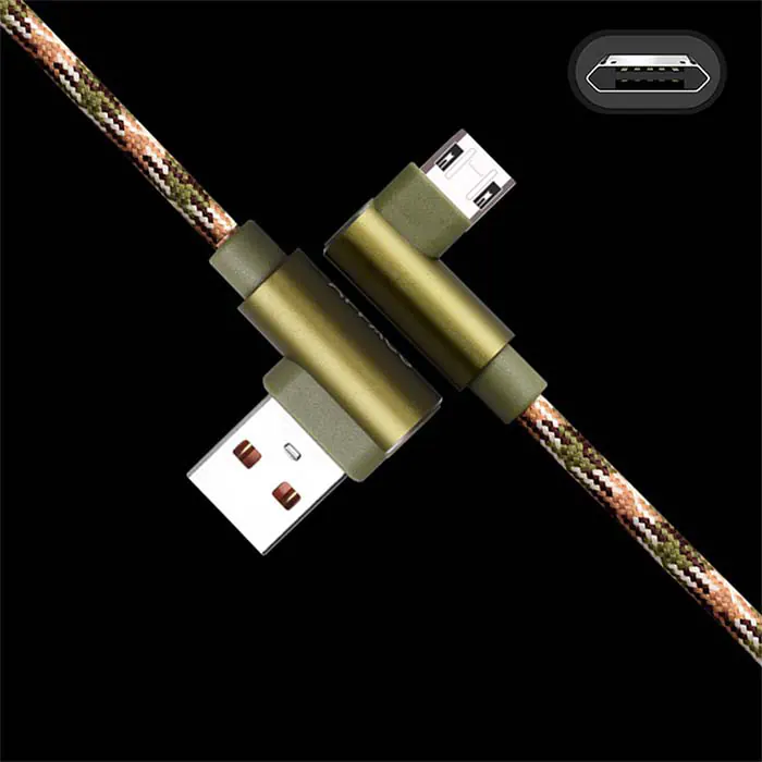 Cable APPACS carga USB a Micro USB Verde