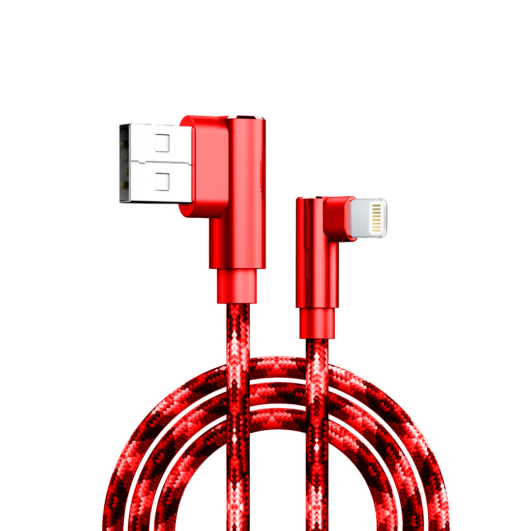 Imagen de Cable APPACS Angular Lightning (Rojo)