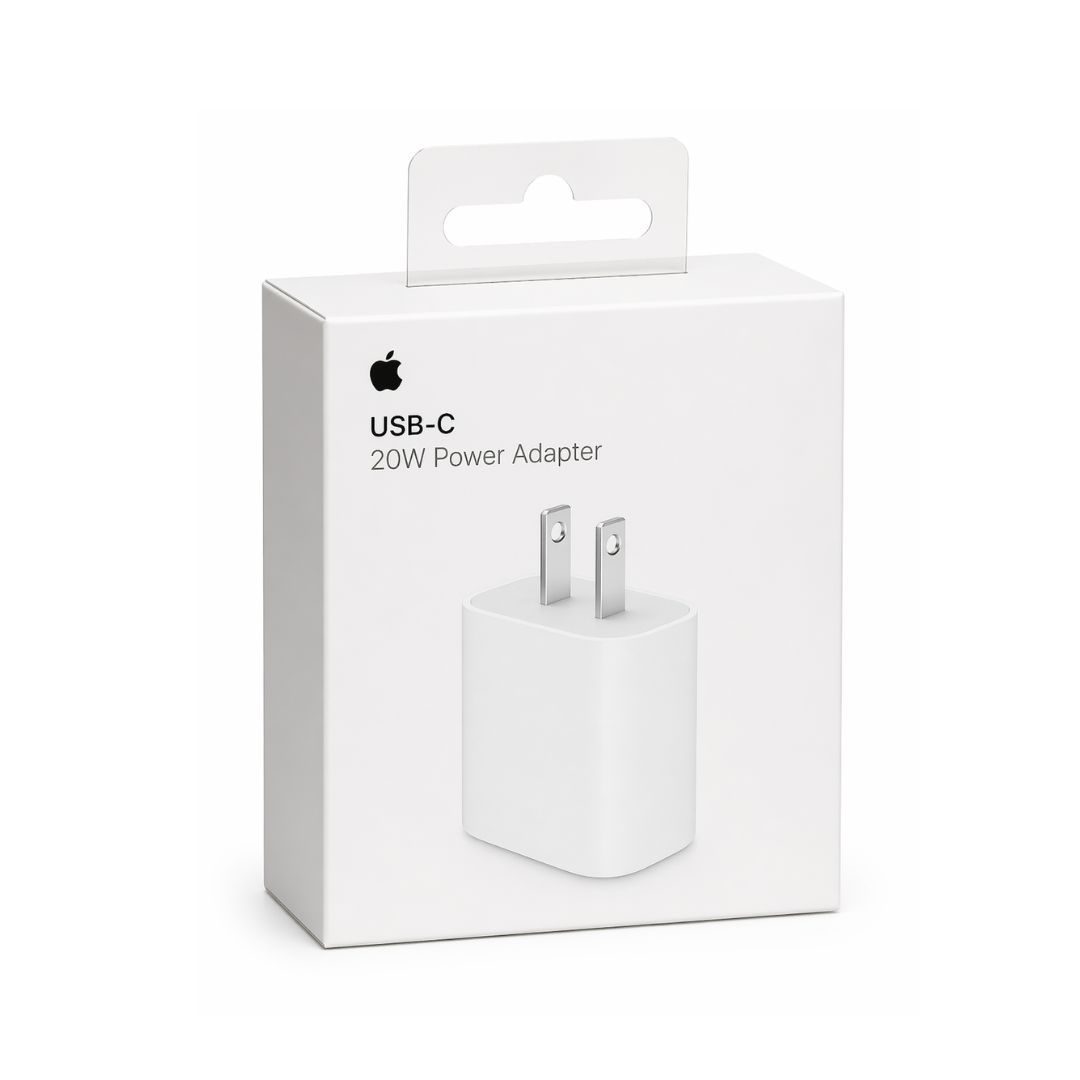 Cargador Apple original 20W con adaptador USB C (Nuevo modelo)