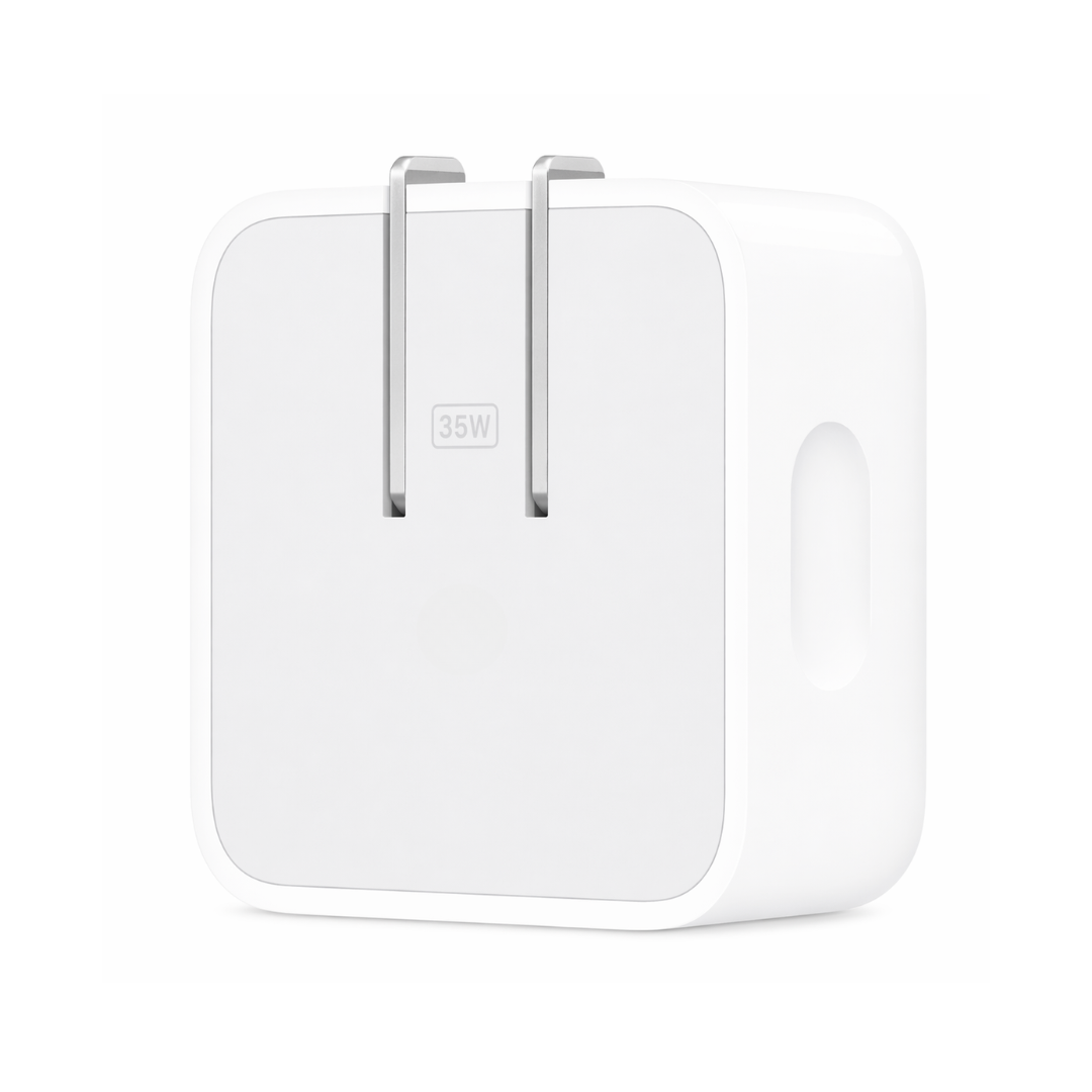 Cargador de pared Apple Original de Puerto Dual USB C de 35W