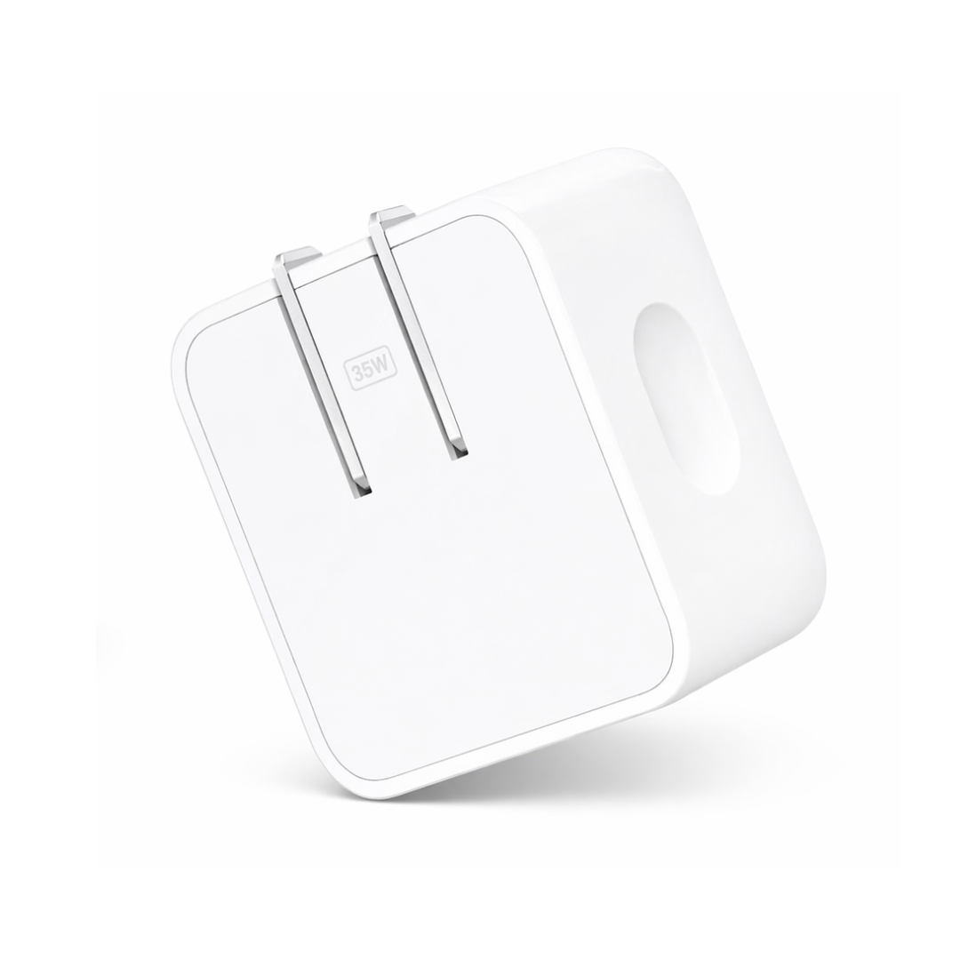 Cargador de pared Apple Original de Puerto Dual USB C de 35W
