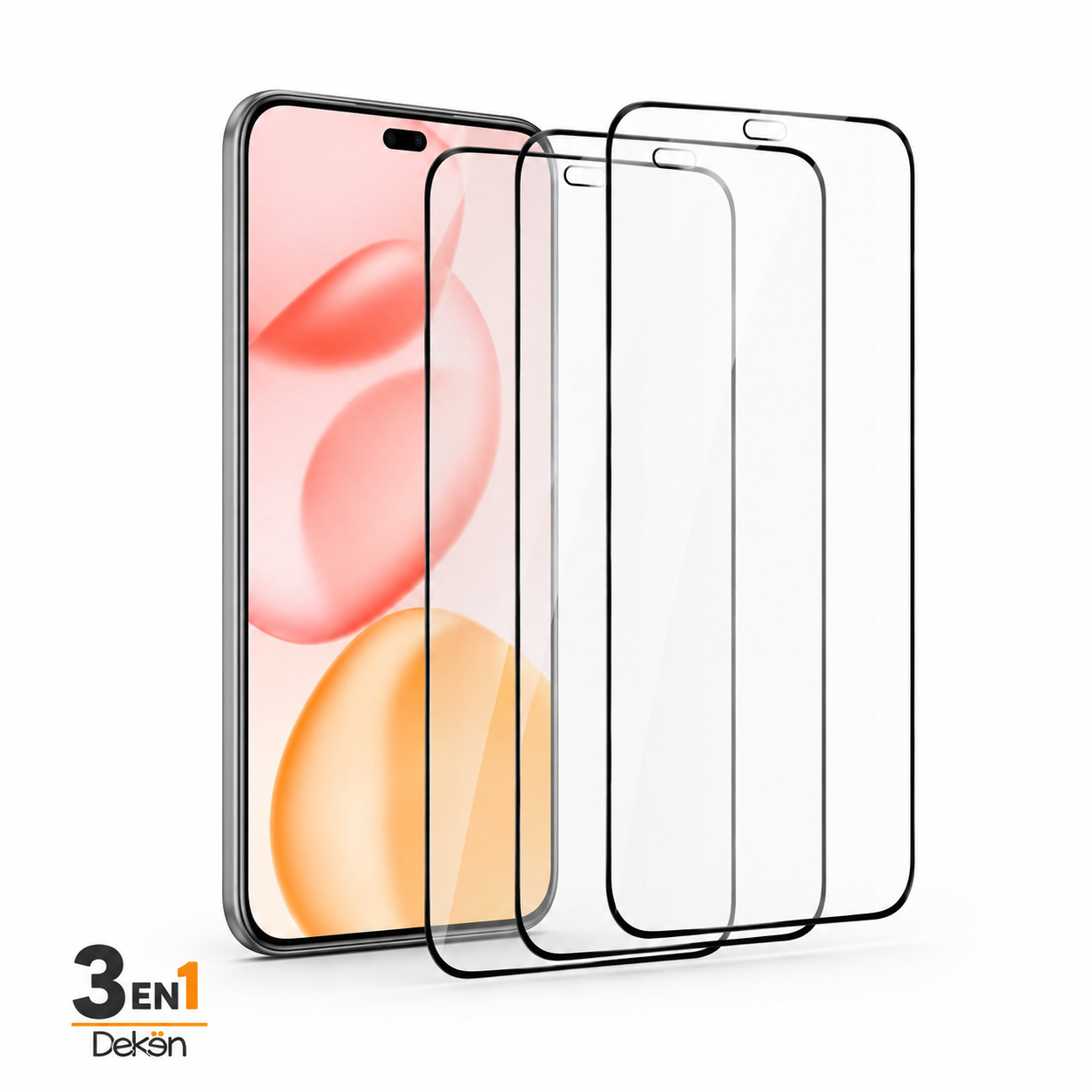 Protector de pantalla DEKEN 3 en 1 para Honor 400