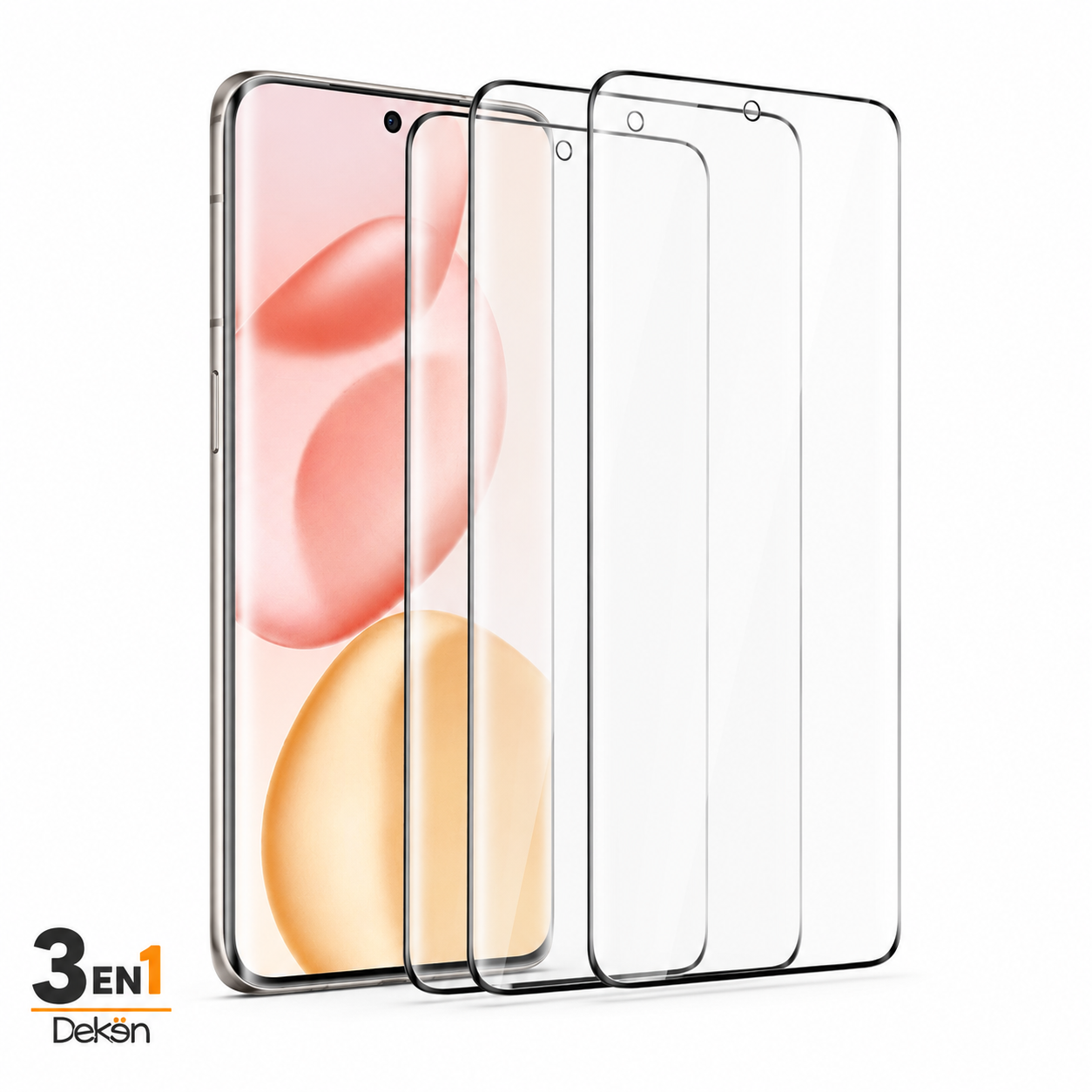 Protector de pantalla DEKEN 3 en 1 para Honor 400 Pro
