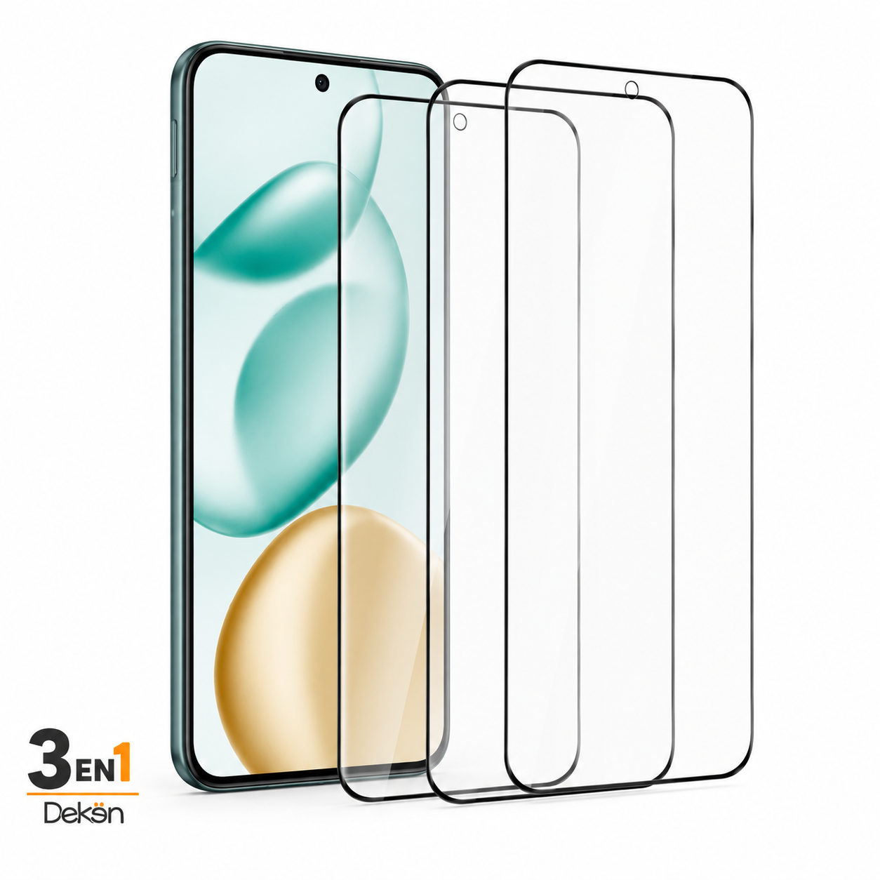 Protector de pantalla DEKEN 3 en 1 para Honor 400 Smart