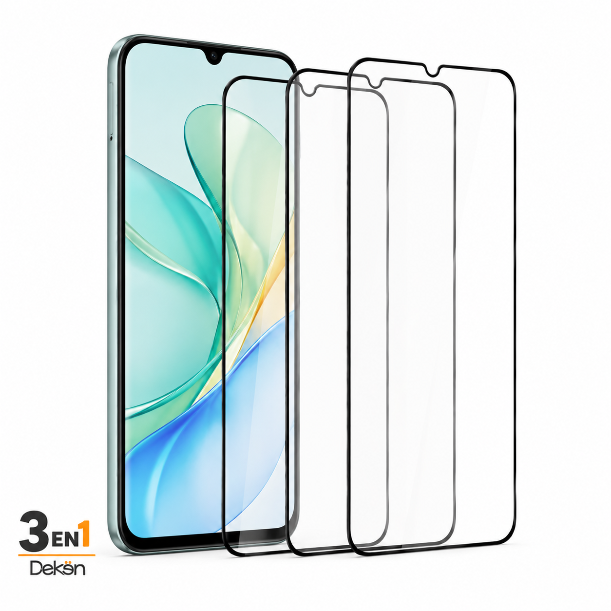 Protector de pantalla DEKEN 3 en 1 para Honor X5c