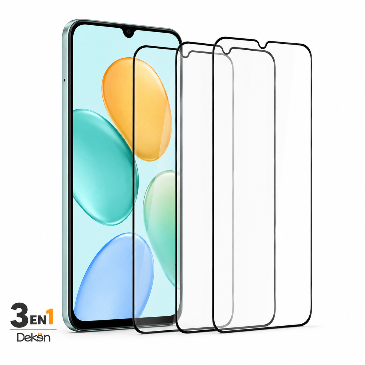 Protector de pantalla DEKEN 3 en 1 para Honor X5c Plus