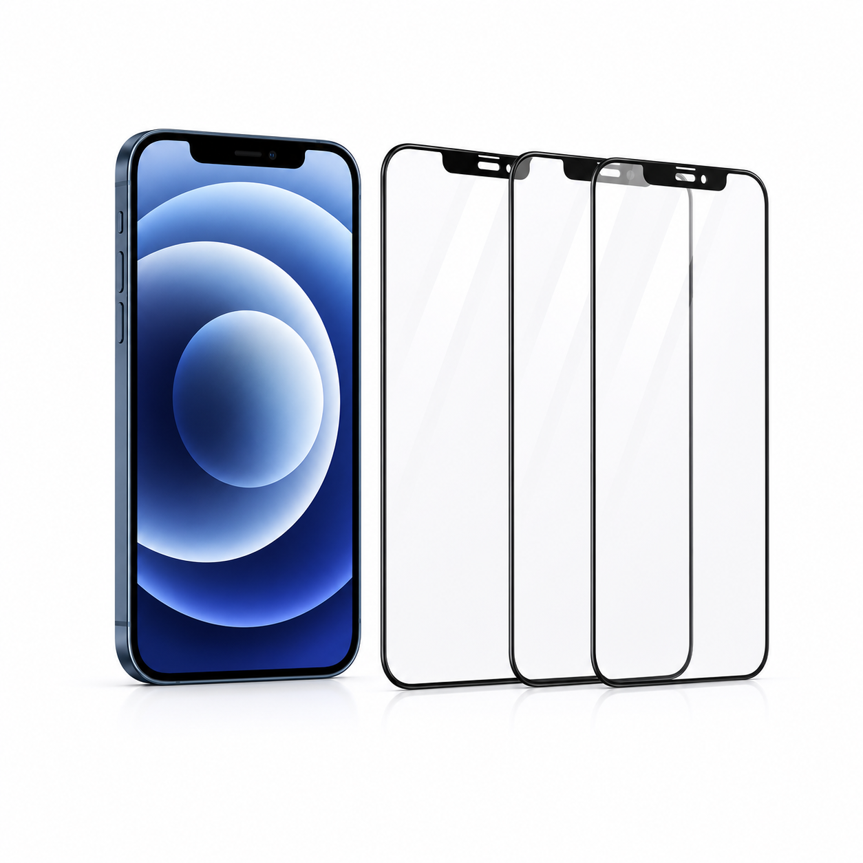 Imagen de Protector de pantalla DEKEN 3 en 1 para iPhone 12 / 12 Pro