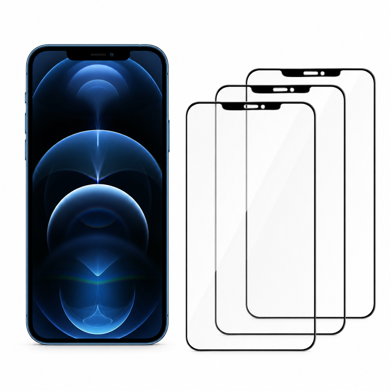 Imagen de Protector de pantalla DEKEN 3 en 1 para iPhone 12 Pro Max