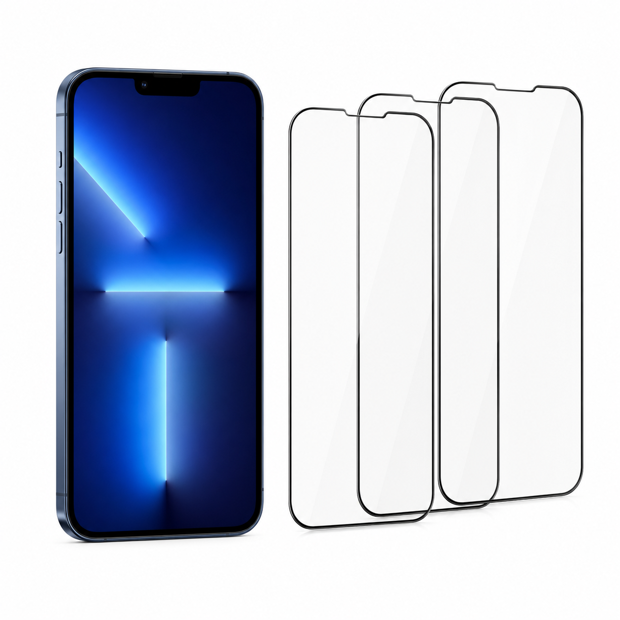 Imagen de Protector de pantalla DEKEN 3 en 1 para iPhone 13 / 13 Pro