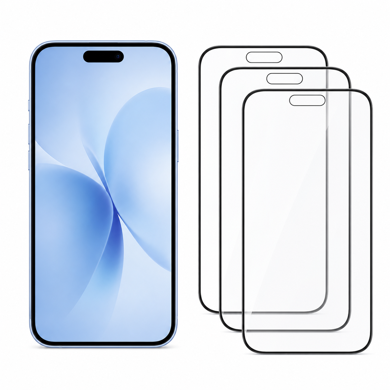 Imagen de Protector de pantalla DEKEN 3 en 1 para iPhone 17
