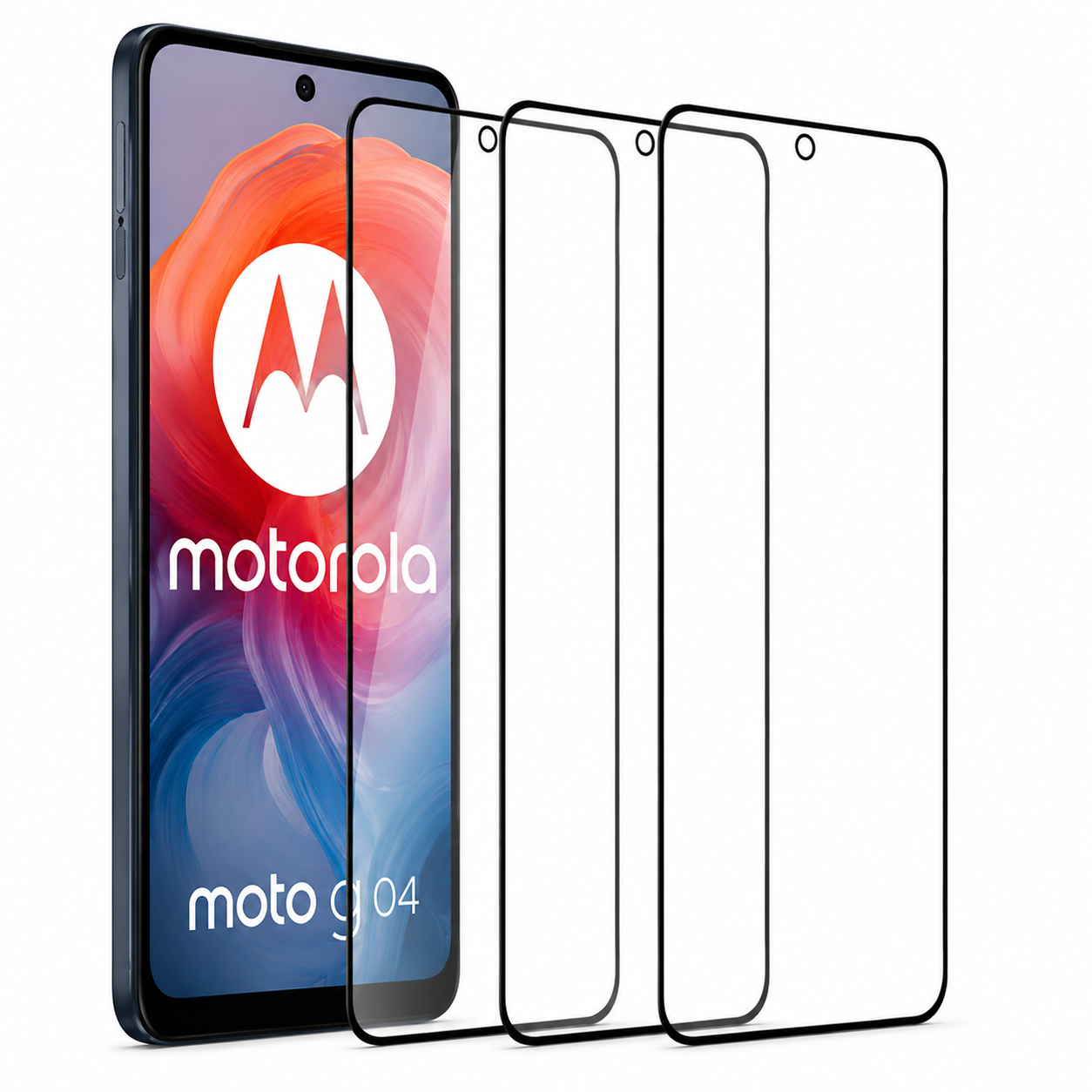 Imagen de Protector de pantalla DEKEN 3 en 1 para Motorola Moto G04