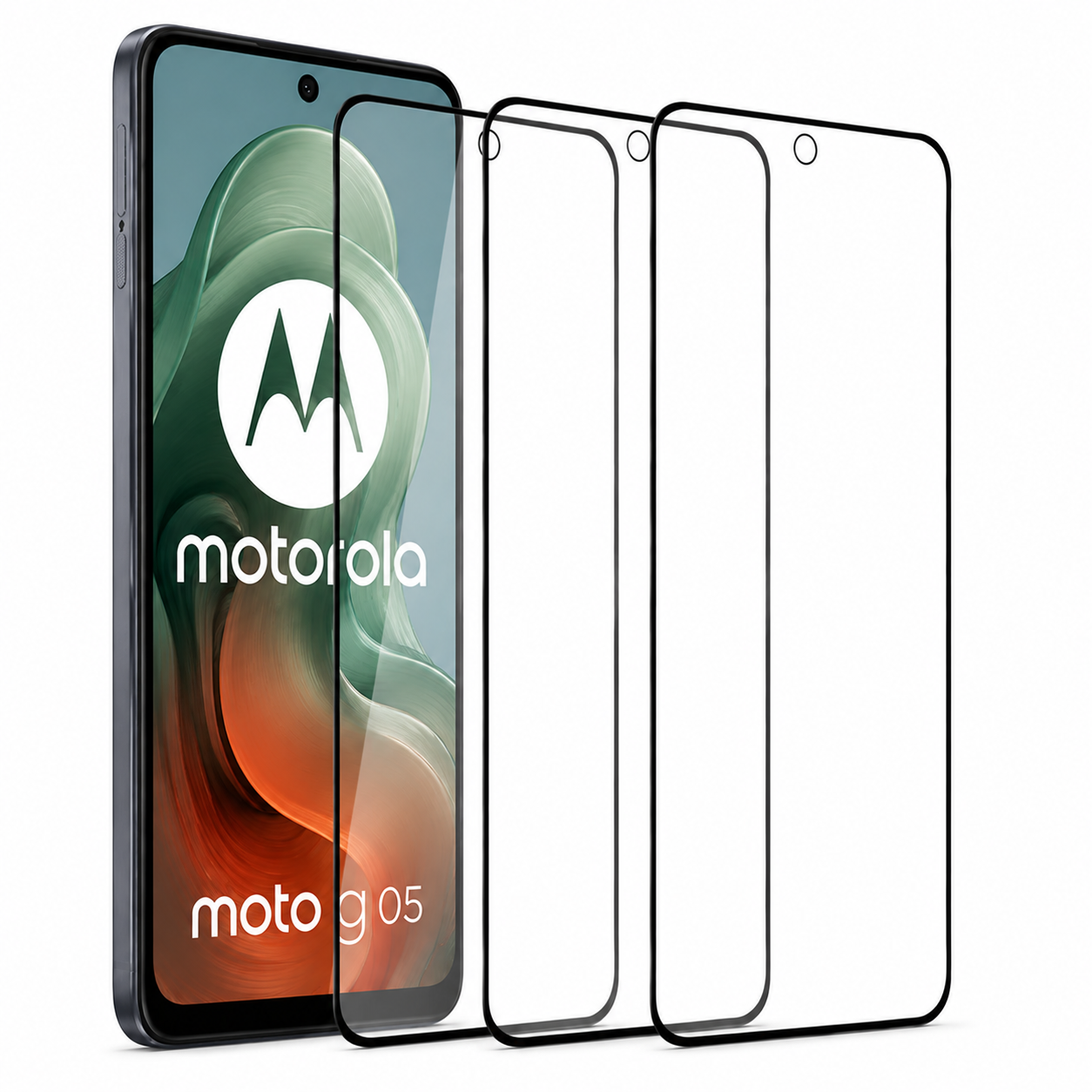 Imagen de Protector de pantalla DEKEN 3 en 1 para Motorola G05