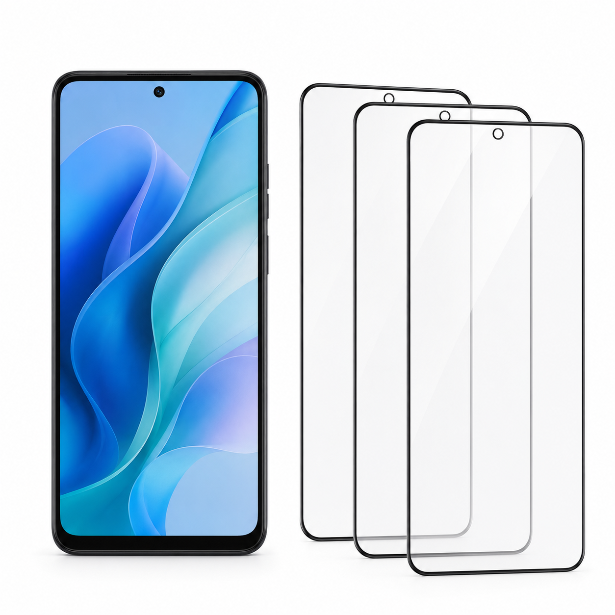 Imagen de Protector de pantalla DEKEN 3 en 1 para Motorola G35