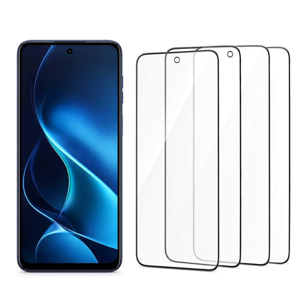 Imagen de Protector de pantalla DEKEN 3 en 1 para Motorola G54