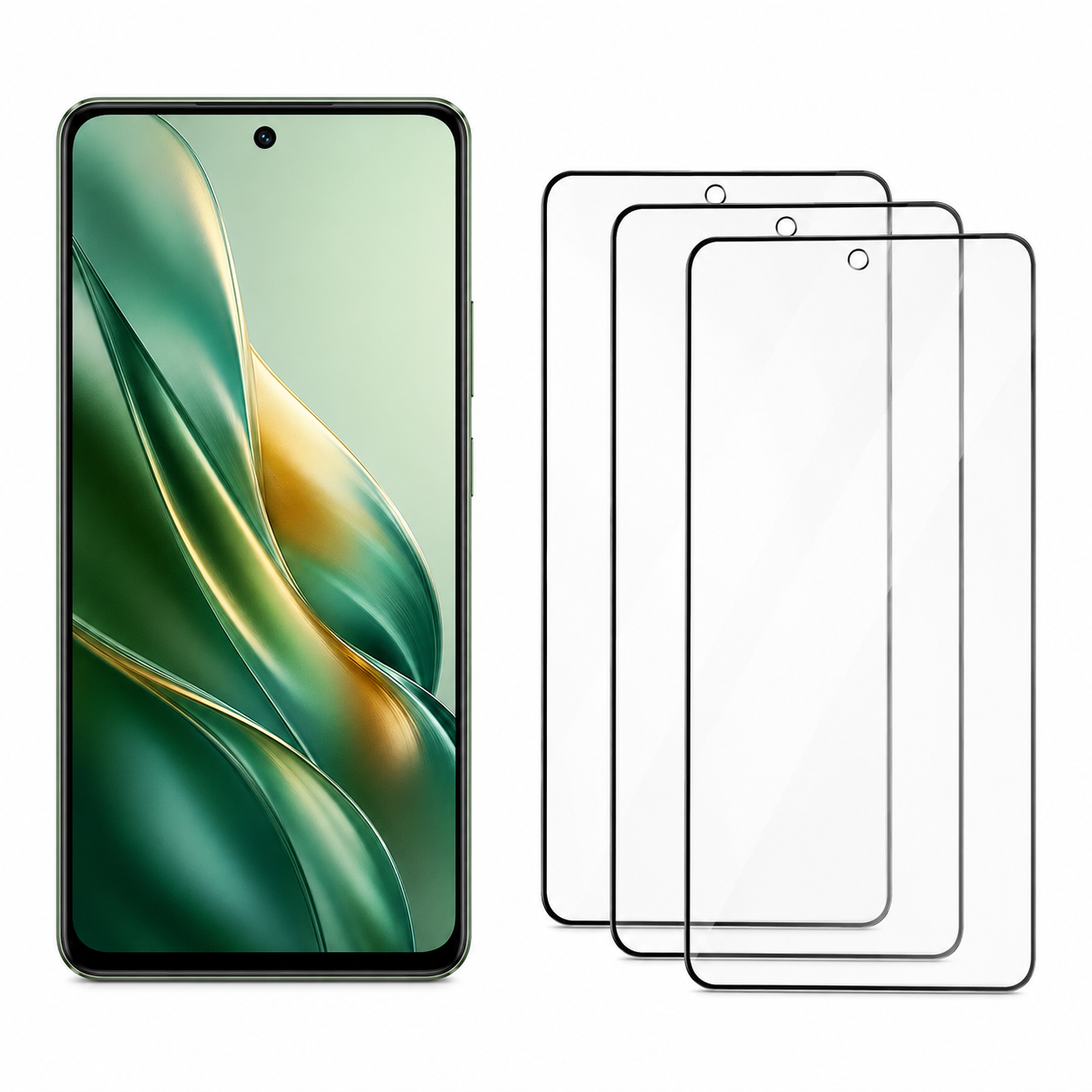 Imagen de Protector de pantalla DEKEN 3 en 1 para OPPO Reno 12 F
