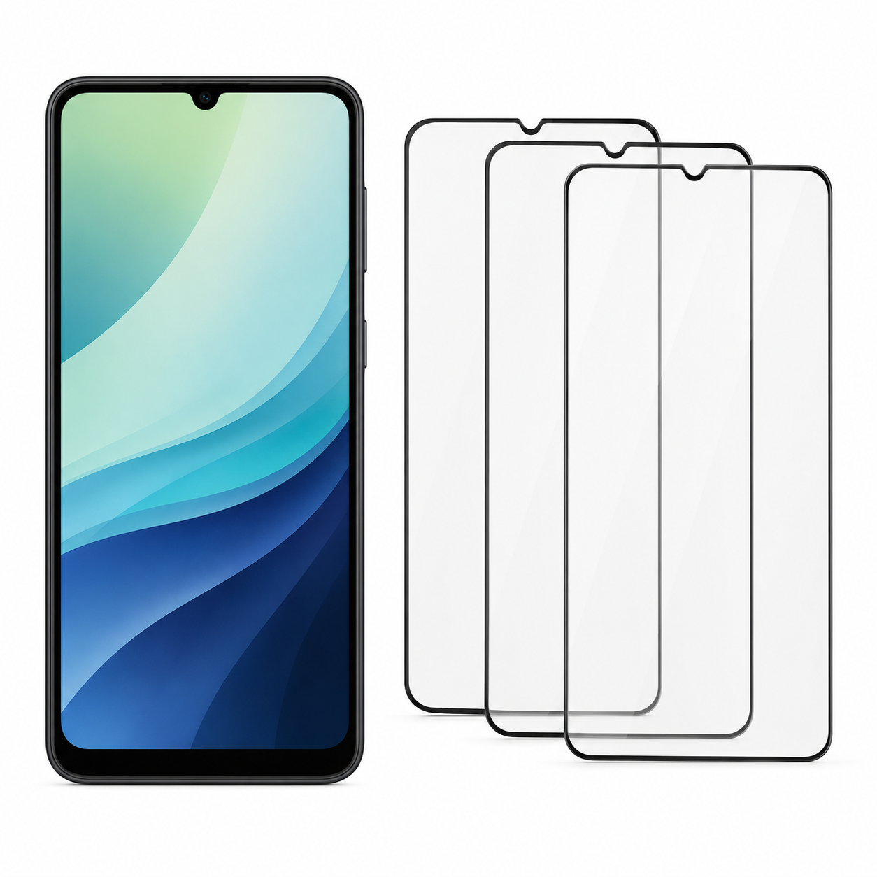 Imagen de Protector de pantalla DEKEN 3 en 1 para Samsung A05