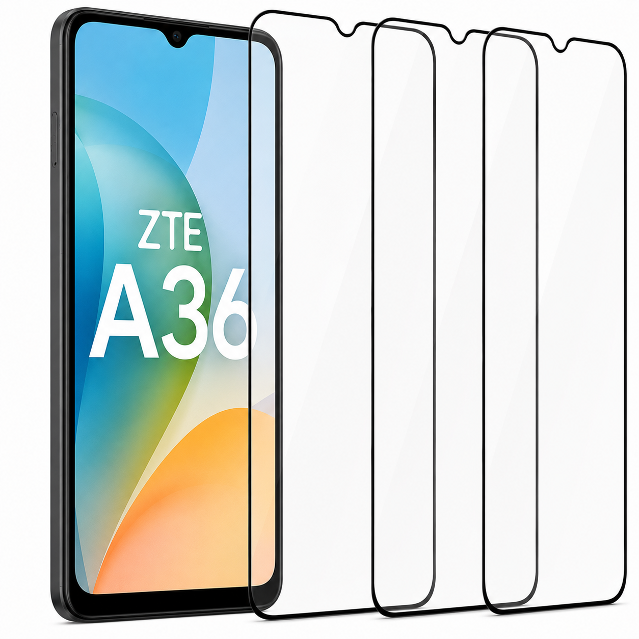 Imagen de Protector de pantalla DEKEN 3 en 1 para ZTE A36