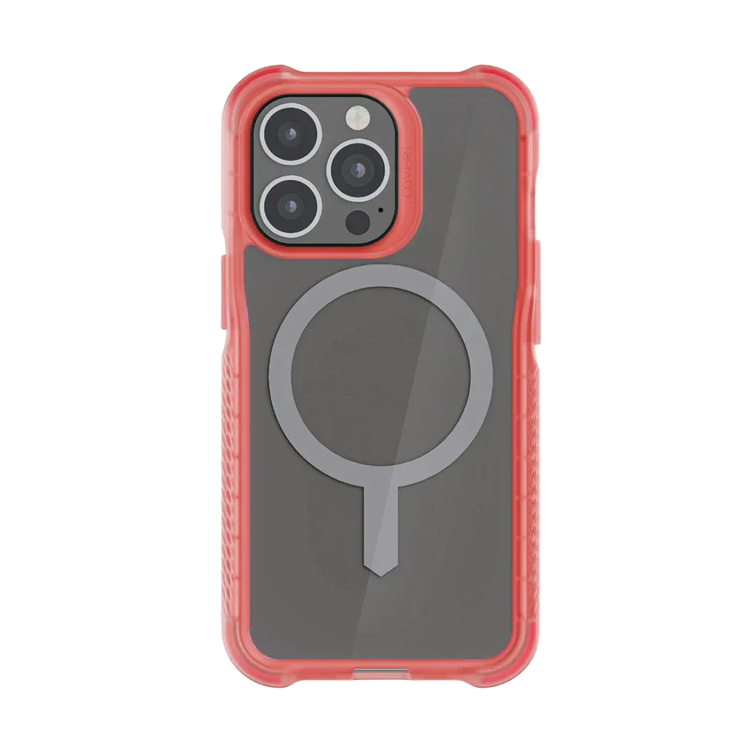 Forro Ghostek Covert 6 con MagSafe iPhone 13 Pro en color rosado