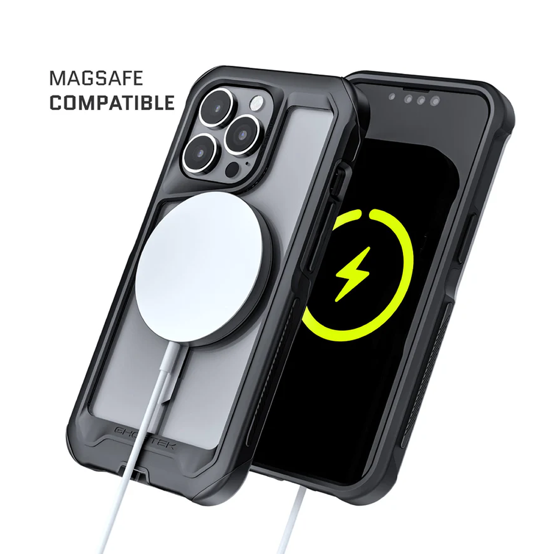 Forro Ghostek Atomic Slim 4 iPhone 13 Pro en color negro