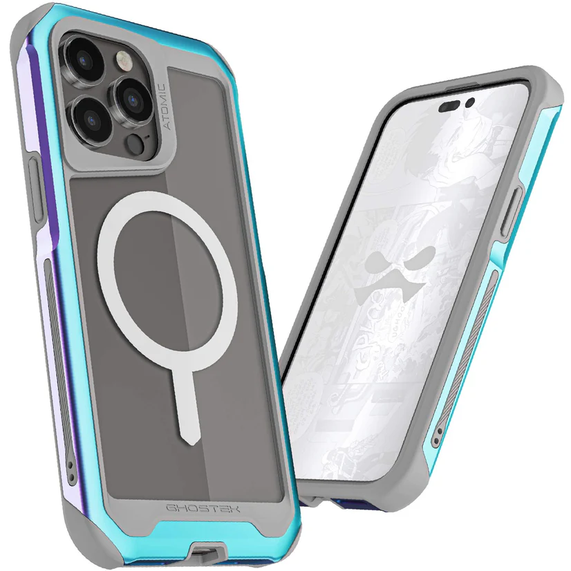 Forro Ghostek Atomic Slim 4 Apple para iPhone 15 Pro color prismático